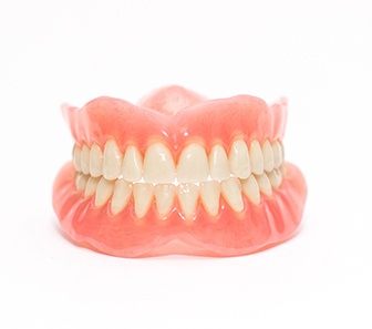 a model example of full dentures in McKinney